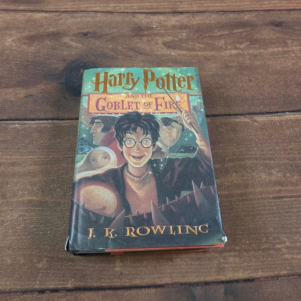 Scholastic Harry Potter Goblet of Fire Hardcover OS Multi Good First Edition